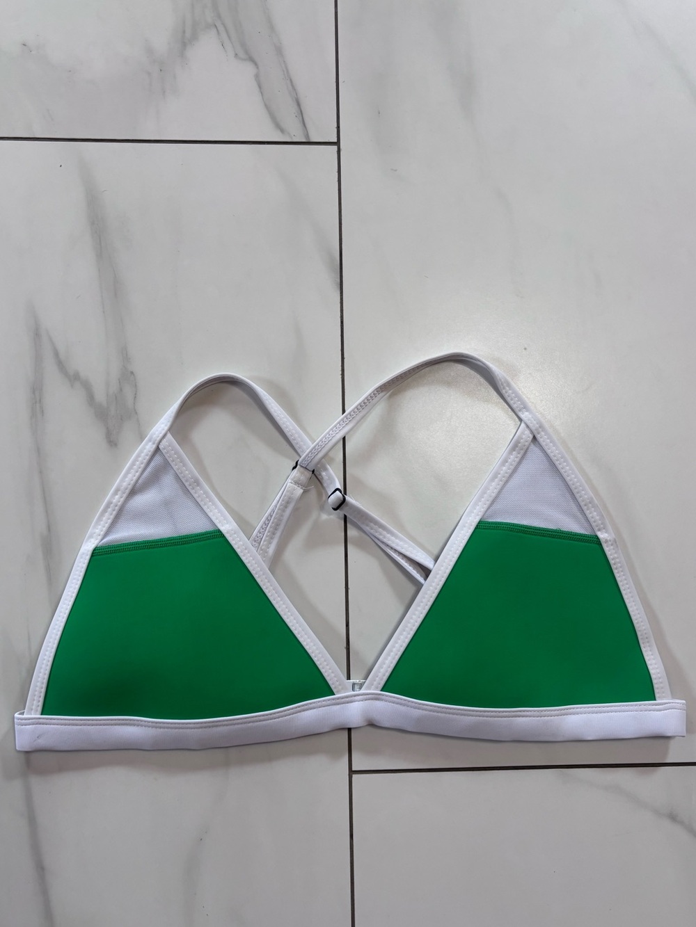 Hoaka Swimwear Weslie Green Bikini Top size XL